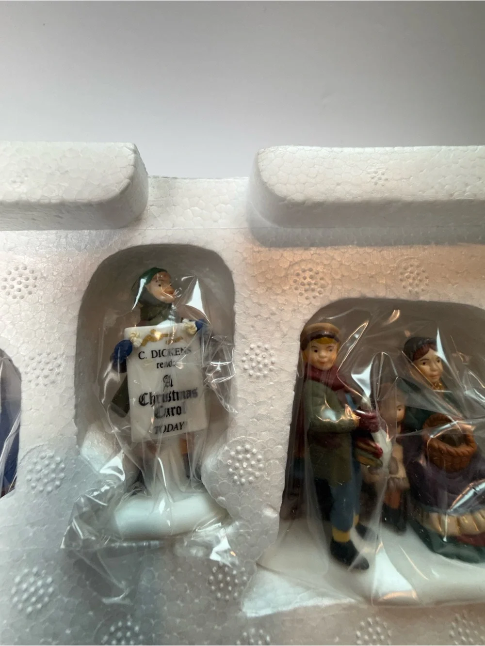 Department 56 Dickens Village A Christmas Carol Reading Set Limited Edition VTG